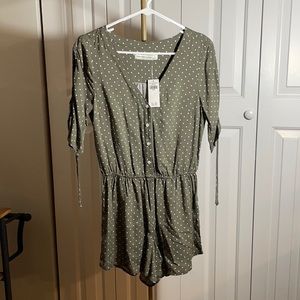 Small polka dot romper!